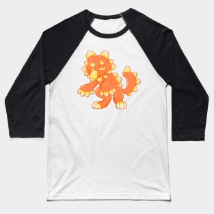 Candy Corn Wolfman Baseball T-Shirt